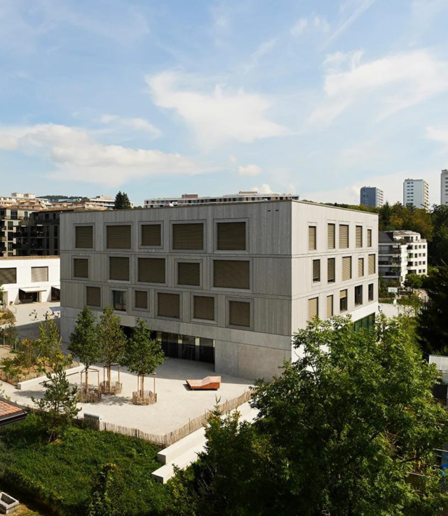 Novalla SA projet Collège de Riant-Pré Lausanne